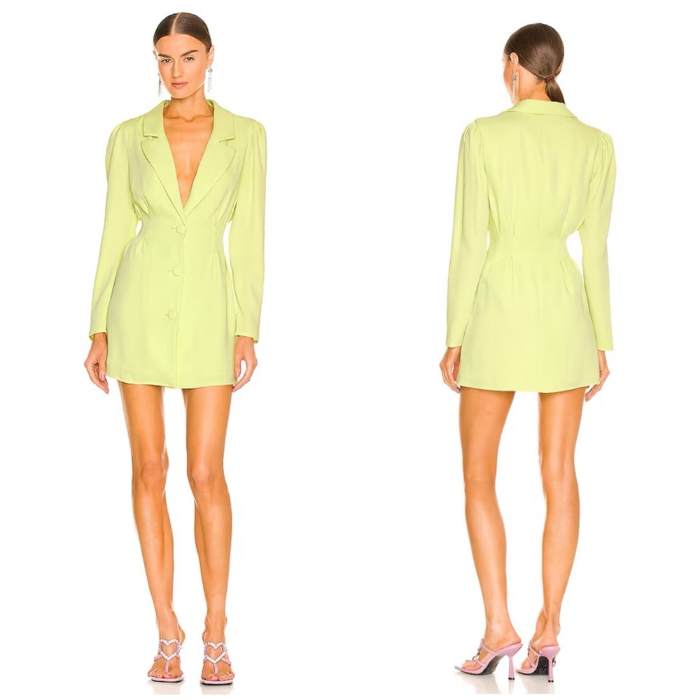 Lovers and Friends City Blazer Dress in Green Size S